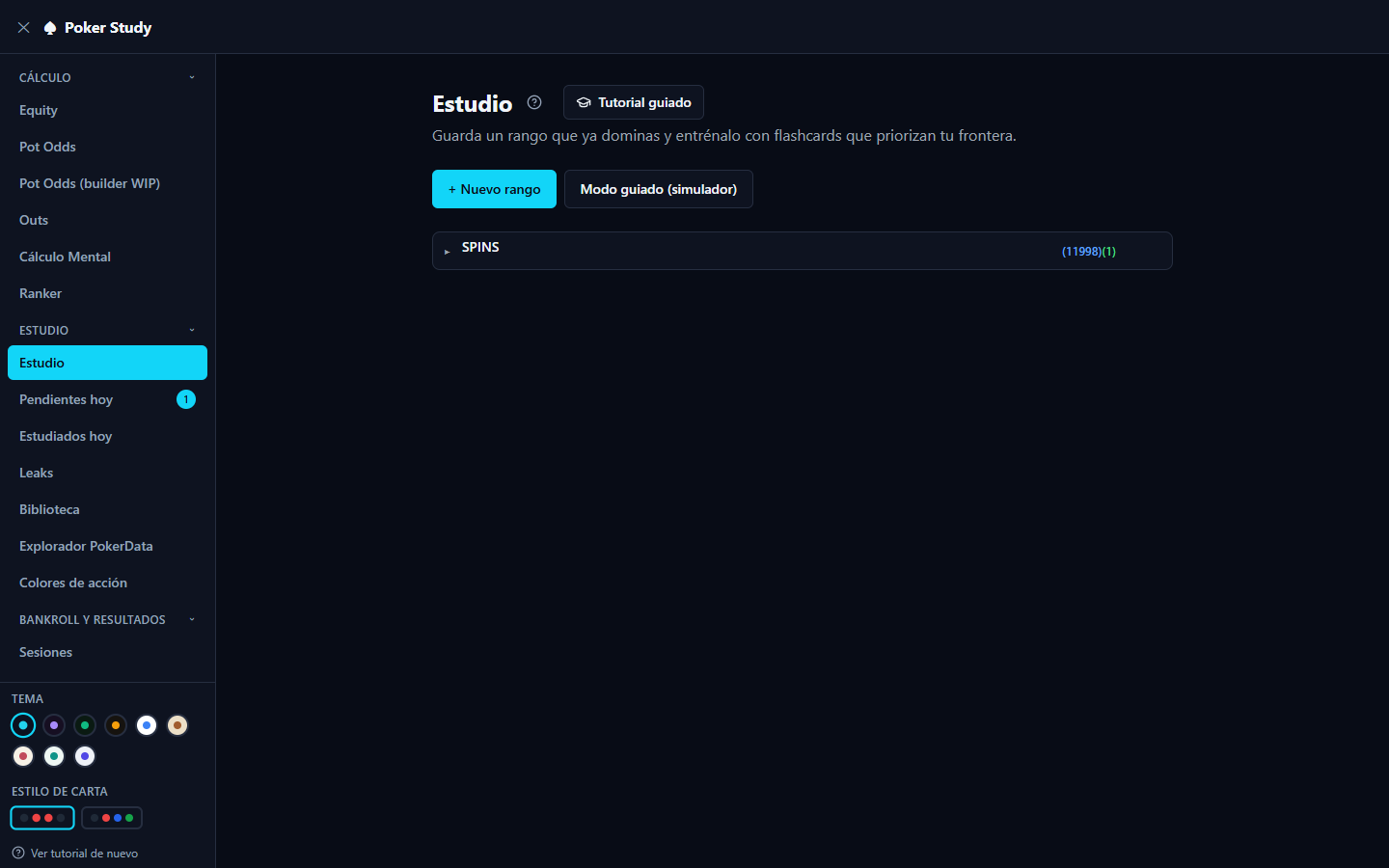 Estudio con repaso espaciado